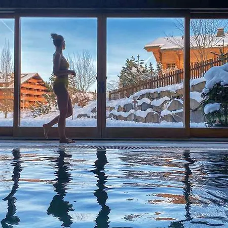 Villars Alpine Retreat 4 Bed, 4 Bath Ski-inski-out Dağ evi